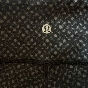 Lululemon wunder under warm gear, black/gray